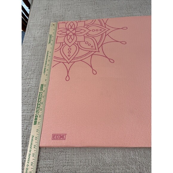 EDX Yoga Mat Pink. 68” X 24”. Great Shape - Picture 1 of 9